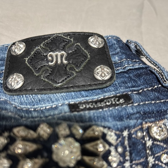 Miss Me Signature Rise Skinny Jeans Girl's 12 Style No. JP592852 - Picture 11 of 12